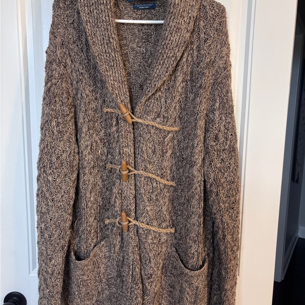 Ralph Lauren - Linen, Cashmere, Silk, & Cotton Knit Cardigan Toggle Closures
